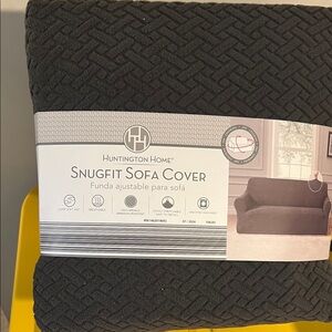 Huntington Home Black Snugfit Sofa Cover